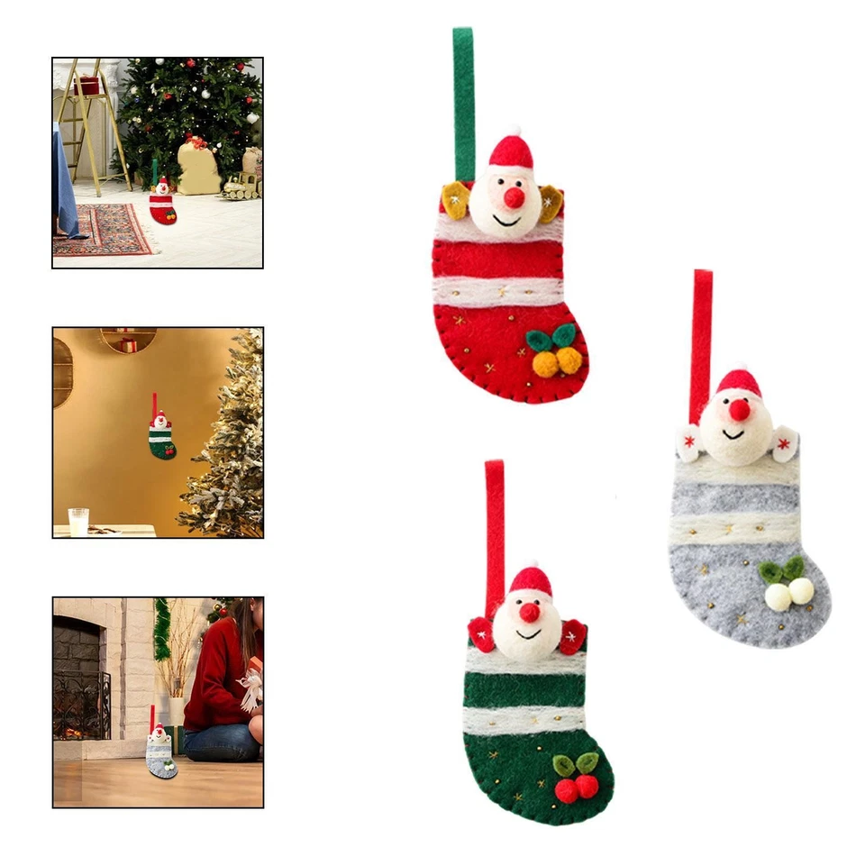 Chaussette de cheminée réutilisable pour bas de Noël pour les fêtes de fin - Photo 1/1