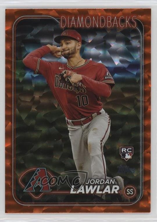 2024 Topps Series 2 Orange Foil /299 Jordan Lawlar #451 1py9