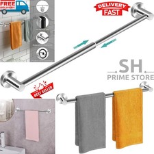 Adjustable Towel Holder for Bathroom,Rustproof Towel Bar Wall Mounted 13.18"-24"