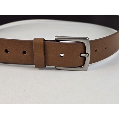 GAP Brown Leather Belt Size 36 Classic Minimal Cognac | eBay display picture 3