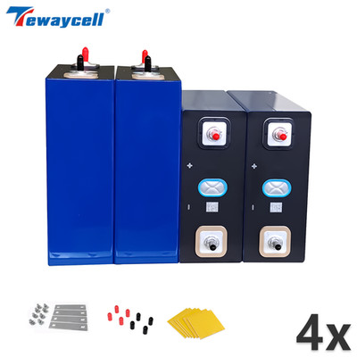 4x Tewaycell A Grade 314Ah 8000x LiFePO4-Zellen 3.2V Lithium-Eisenphosphat Akku