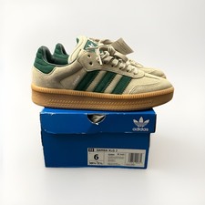 Size 6 - adidas Samba XLG Putty Grey Collegiate Green