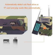 Hot Electronic Bird Caller Caccia Esca Chiamate MP3 Altoparlante Telecomando