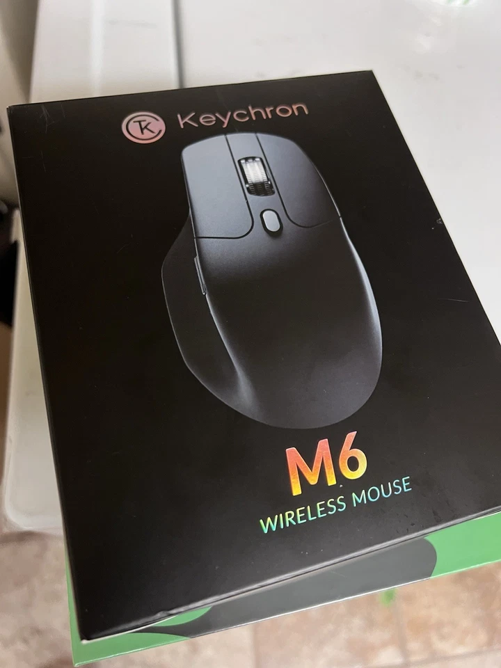 Keychron M6 Wired & Wireless Laser Mouse Gaming Tri-Mode 2.4 GHz USB Bluetooth - Image 2 of 4