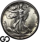 1936 Walking Liberty Half Dollar, Nice Gem BU++