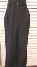 Vintage Carlisle Women  s Indian Silk Black Pants Sz 8-Original Tags-Extra Button