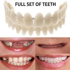 On False Teeth Upper + Lower Dental Veneers Dentures Tooth Cover Set· modelling