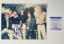 NICK RHODES ROGER TAYLOR SIGNED AUTOGRAPHED 8X10 PHOTO DURAN DURAN PSA COA G