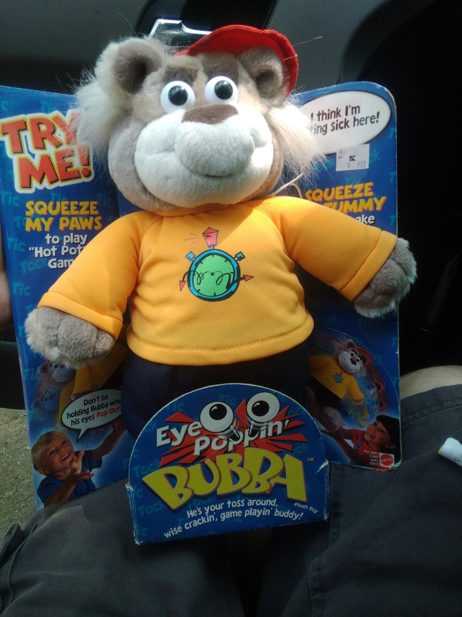 ポカポカベアー 1999 VTG Mattel eye poppin popping Bubba Toy Bear New In Box Works