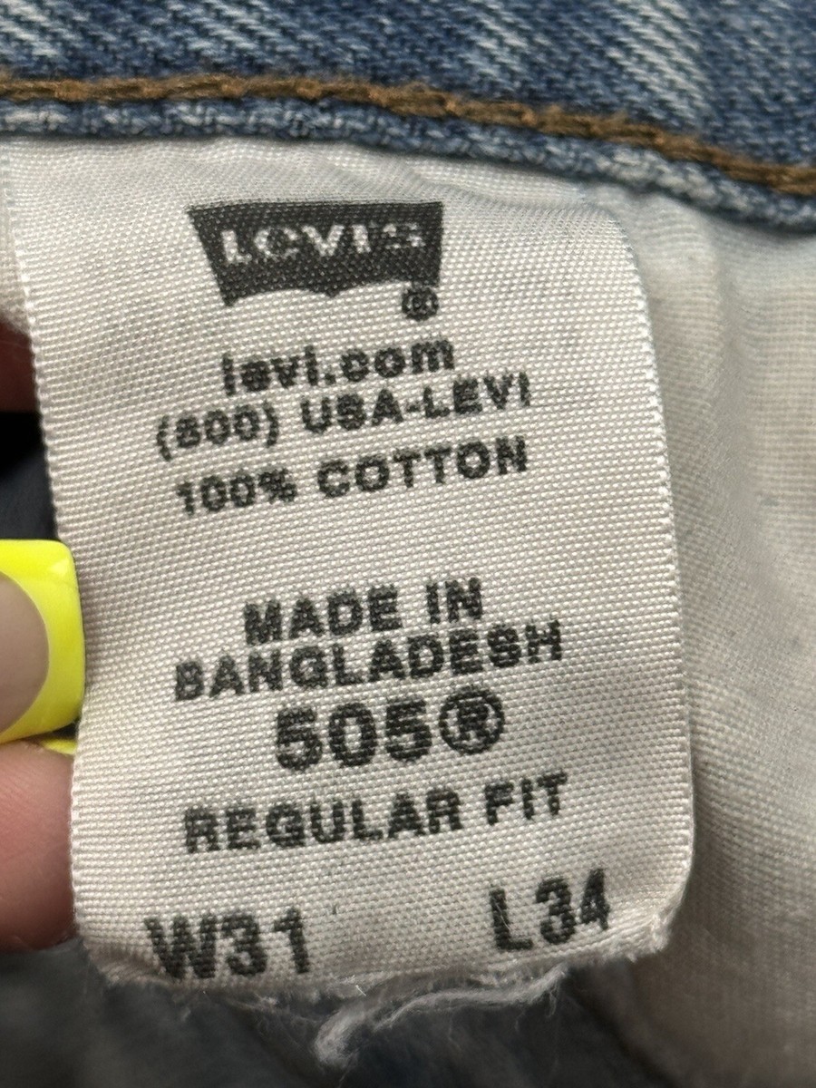 リーバイス505 MADE IN THE USA W31 L34 Vintage Levis 505 jeans | Vintage Levis denim Made in USA