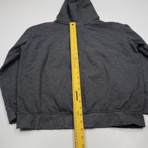 Under Armour Hoodie Youth Unisex YXL Gray Pink Loose Fit Pullover Sweatshirt - Picture 3 of 8