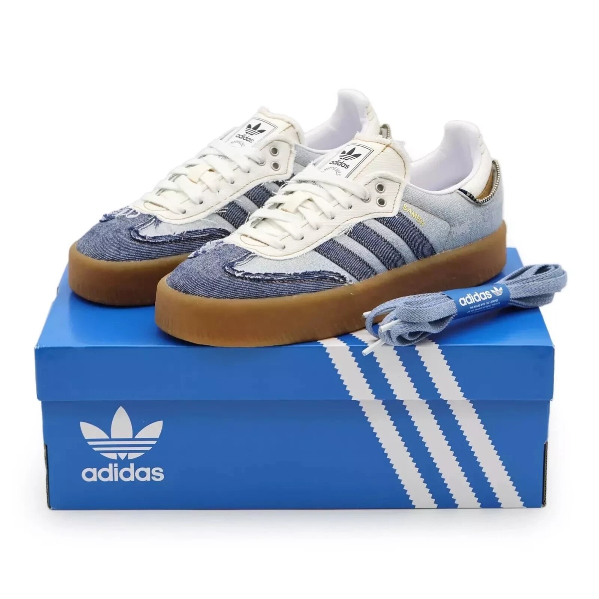 ま*)様  SAMBAE デニムスニーカー Adidas Sambae Denim Women's II0001 | eBay