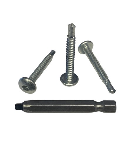 Lot De 250 Vis En Zinc #10-3/4" - Pour Remorque, Tôle, Panneaux, Métal, Peau De Cargo