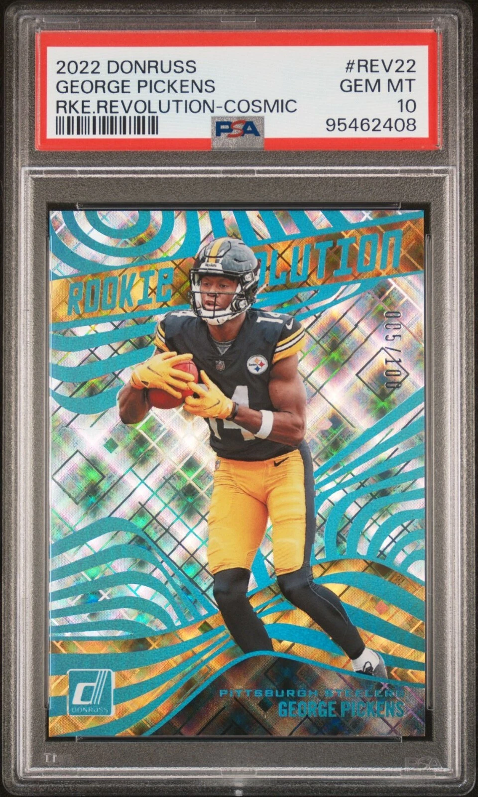 George Pickens Panini Donruss Rookie Revolution #REV22 Cosmic