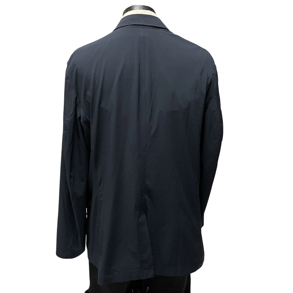 Eddie Bauer TRAVEX Navy Unstructured Sport Coat STRETCH Jacket Active Blazer 44 - Image 3 of 4