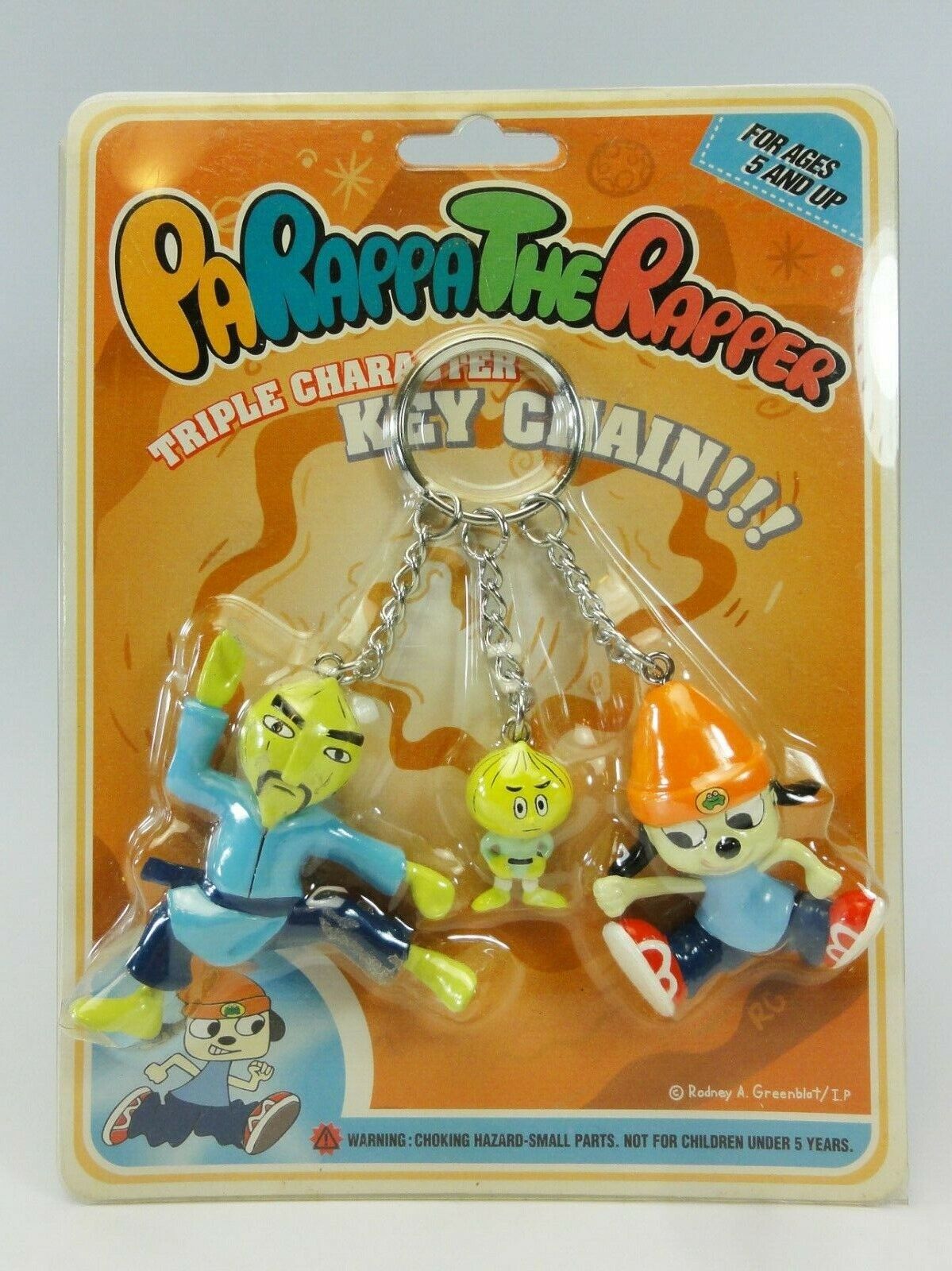 PARAPPA THE RAPPER 3 Pick Keychain Japan Kawaii Anime