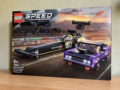 LEGO Speed Champions 76904 Dodge Mopar SRT Top Fuel Dragster & 1970  Challenger
