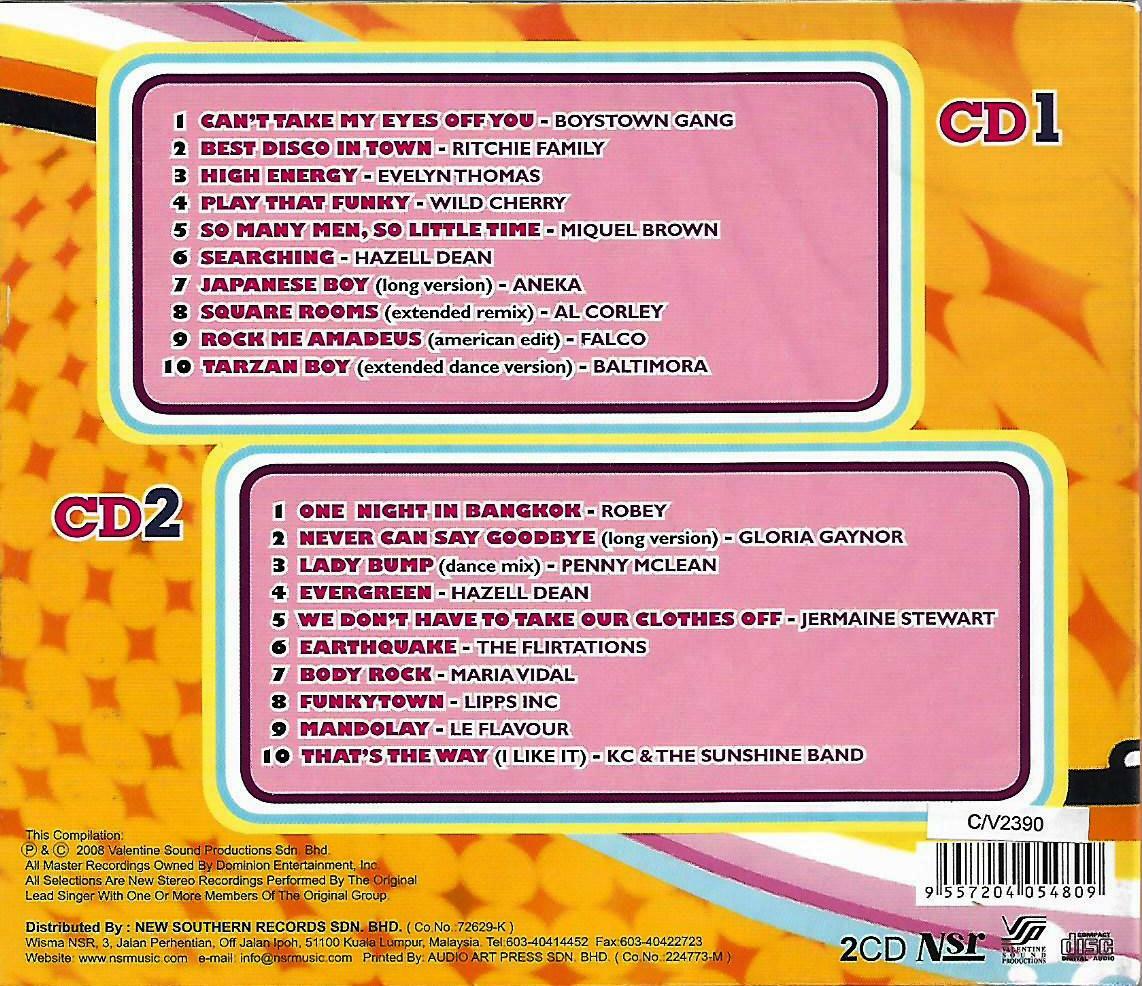 Extended Remix 80's Attack 2CD Original Artist 80's Disco