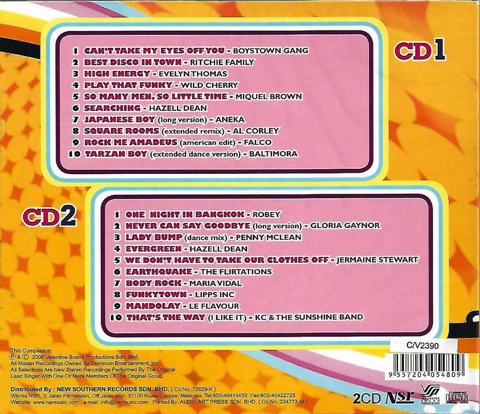 Extended Remix 80's Attack 2CD Original Artist 80's Disco Dance Hits Mint Foto 2 de 4