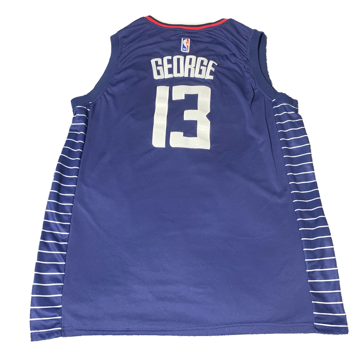 Paul George Men s 54 2XL Los Angeles Clippers Nike Swingman Jersey Blue LA