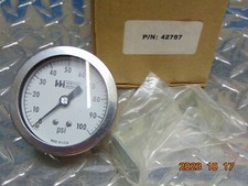 WEISS INSTRUMENTS NSF MODEL PG PRESSURE GAUGE 0-100 PSI 42767
