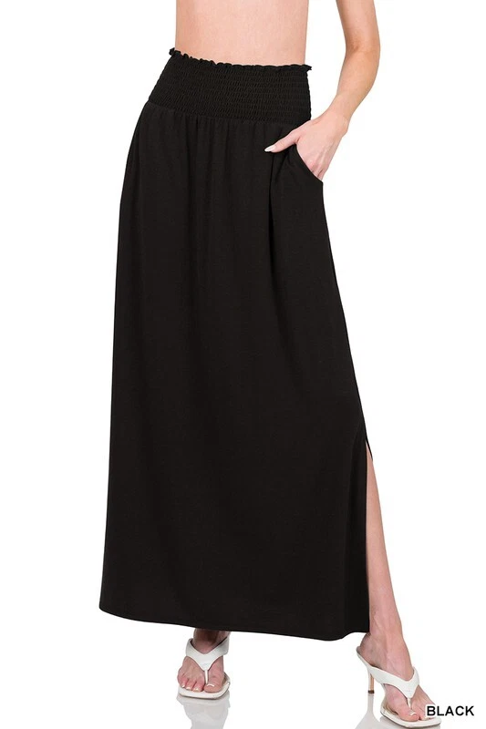 Black maxi top skirt xl