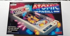 Tomy Atomic Arcade Pinball. Flipper Tischflipper. Vintage 1980er. NOT WORKING