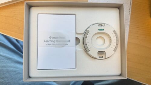 Google Nest Learning Termostato (4a Generazione) con Sensore di Temperatura Nero Nuovo Sigillato - Foto 3 di 9