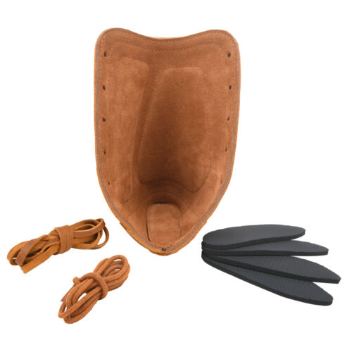Custodia in pelle per munizioni copri fucile fucile buttstock per .357/.308/.22lr/12GA - Foto 27 di 62