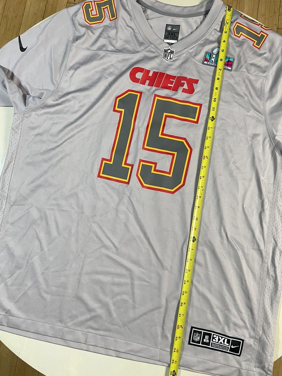NIKE Men's 3XL Kansas City Chiefs NFL Super Bowl LVII Jersey #15