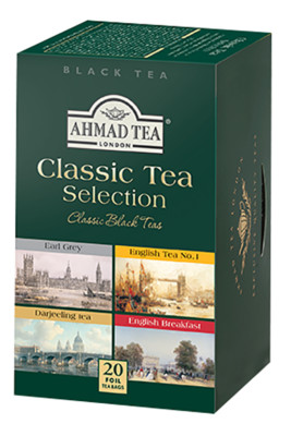 Ahmad Black Tea CLASSIC TEA SELECTION 20 Tea Bags Gourmet Tea
