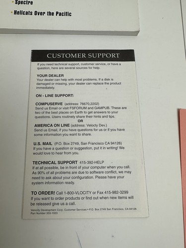 Instruction Manual For 3 Games On Apple Macintosh, Super Tetris, Spectre 1994 - Afbeelding 5 van 13