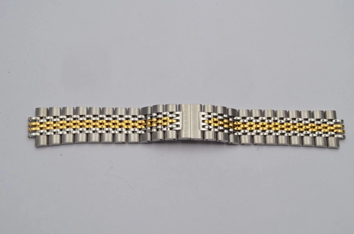 GUCCI G TIMELESS HERREN STAHL/GOLD ARMBAND 20MM BRACELET GELBGOLD