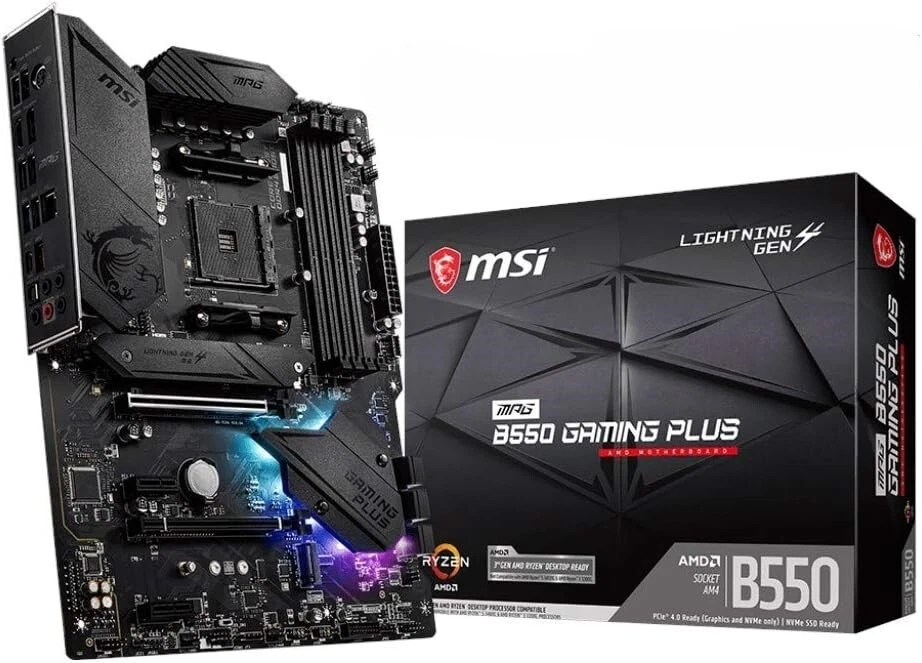 Msi MPG B550 Gaming Plus Scheda Madre PC ATX Socket AMD AM4 DDR4 M.2 PCIe 4.0