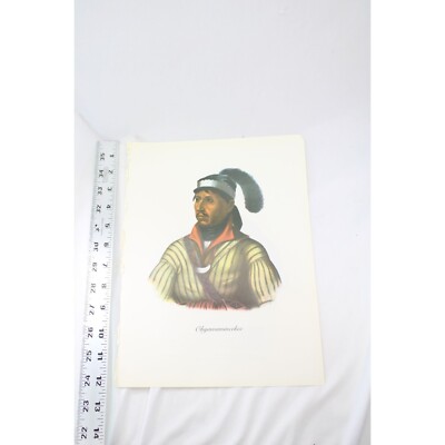 グラハム クラーク　おいでおいで Native American Indian Print Ohyawamincekee Chippewa 89999 Charles