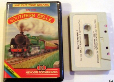 Sinclair ZX Spectrum 48K Spiel - SOUTHERN BELLE - Hewson - getestet & funktionsfähig