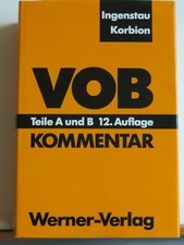 VOB Teile A und B, 12. Auflage, Kommentar