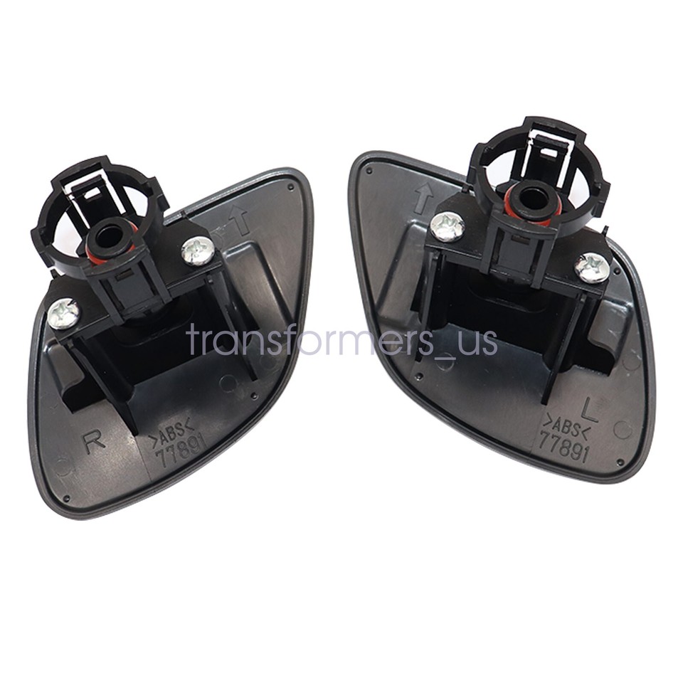 2Pcs Headlamp Washer Nozzle Cover Headlight Cleaning Cap For Lexus