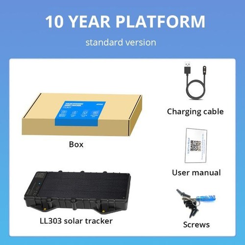 JIMI® LL303 4G Solar Powered IP67 GPS Tracker 10000mAh IoT Fleet, Asset Tracking - Bild 3 von 3