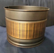 Round Copper Planter 5in. Tall x 6.5 Diameter