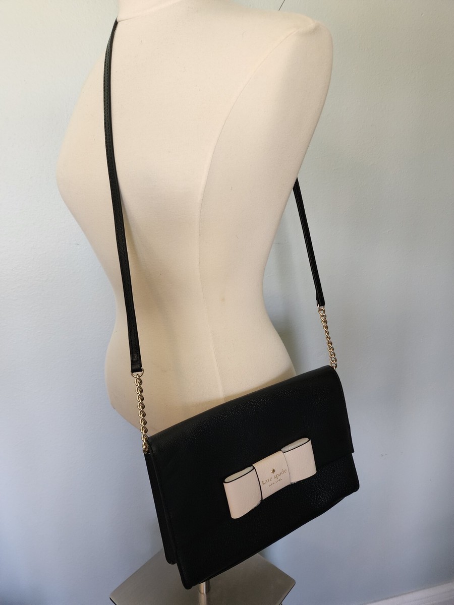 ショルダーバッグ Kate Spade ZANNI Robinson Street NWT Kate Spade Robinson Street Zanni Crossbody Handbag Black/cream