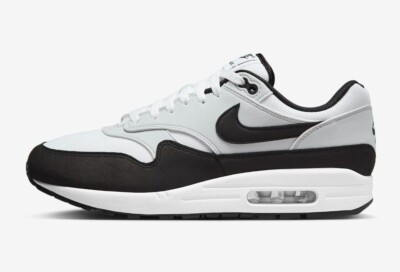 Nike Air Max 1 Panda White Black Pure Platinum FD9082-107 Men's