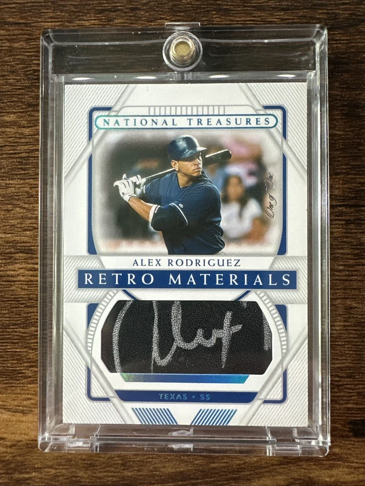 2021 Panini National Treasures | Alex Rodriguez Retro Materials Auto 🔥 | 1/1!! - Image 3 of 3