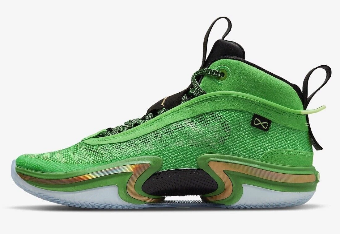 Nike Jordan 36 Green Spark Sneakers CZ2650 300 Mens Size 15 New | eBay