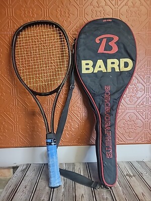 Vintage Tennis Racket Mid-King Bard Boron Graphite With Bag | eBay