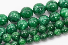 Quartz Beads Emerald Green Color Grade AAA Round Loose Beads 6/8/10/12MM