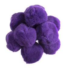Trimits Pom Poms 5cm Purple - Pack of 25