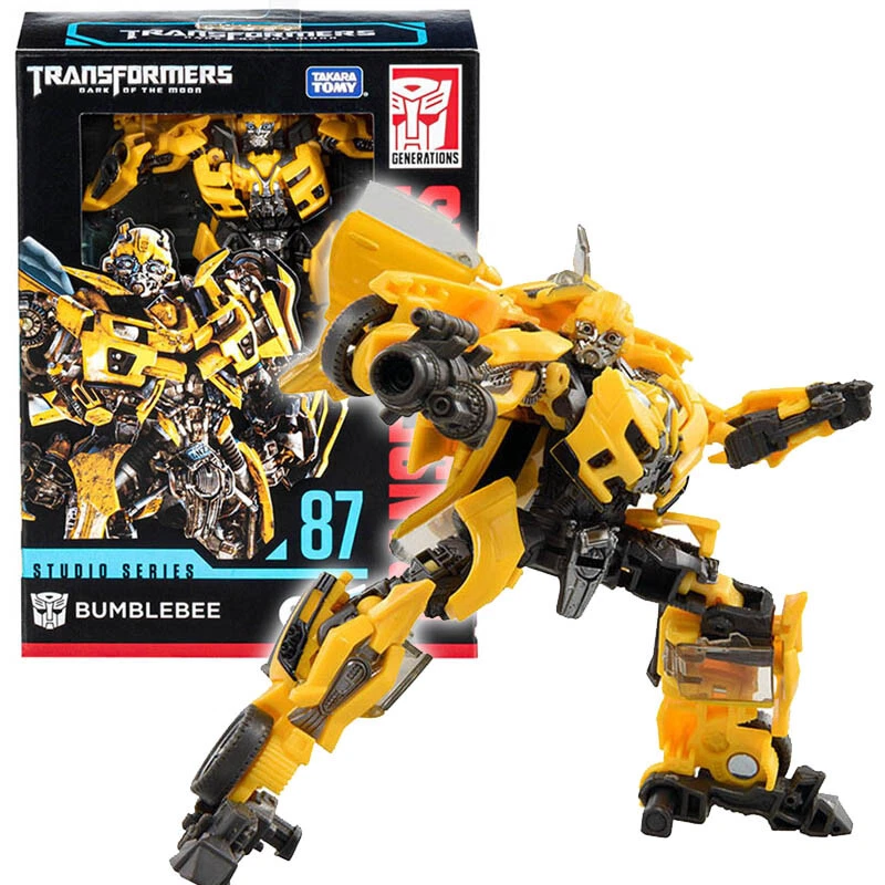 Transformers Studio Series Deluxe 100 Bumblebee Converting Action Figure  (4.5”) - Transformers