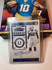 Ben Banogu Panini Contenders Rookie Ticket Auto 2019