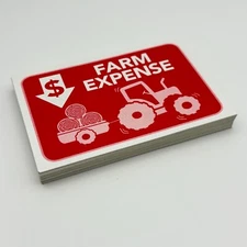 Life on the Farm Stack of Farm Expense Cards 2012 Replacement Pieces Parts